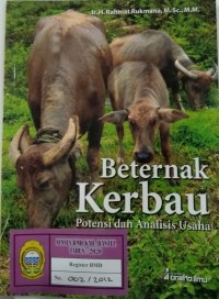 Image of Beternak kerbau potensi dan analisis usaha