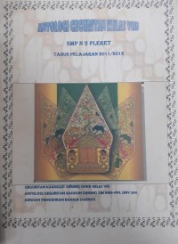 Image of Antologi geguritan kelas VIII